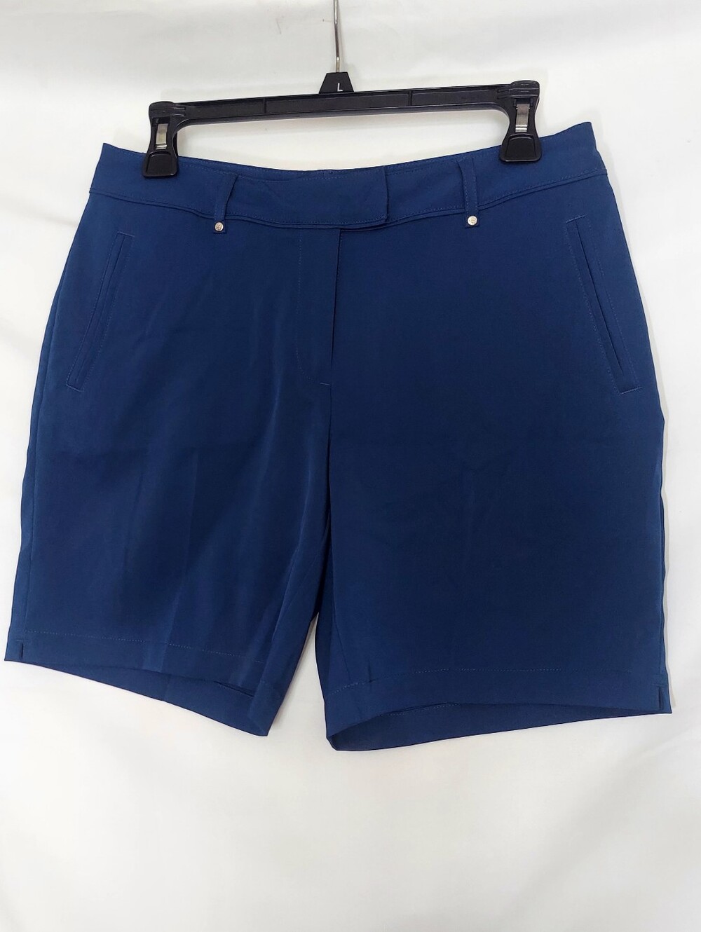 Lady Hagen Golf Navy Tailored Bermuda Shorts